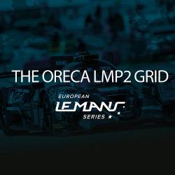 The Oreca LMP2 grid in European Le Mans Series