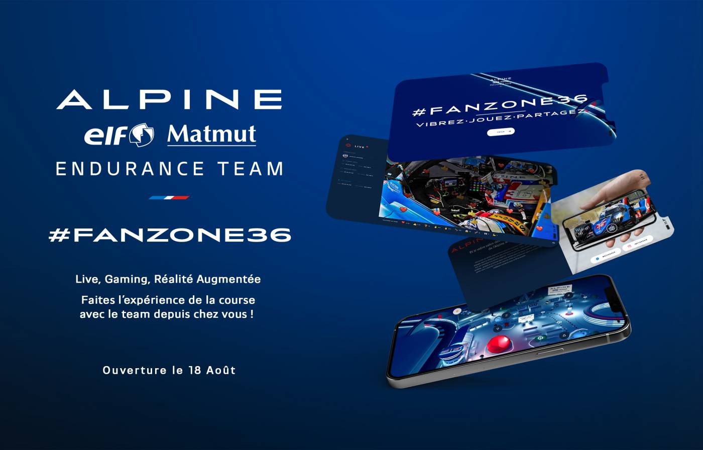 ORECA Events conçoit et met en place pour Alpine Elf Matmut Endurance Team,  une Fanzone virtuelle aux 24 Heures du Mans