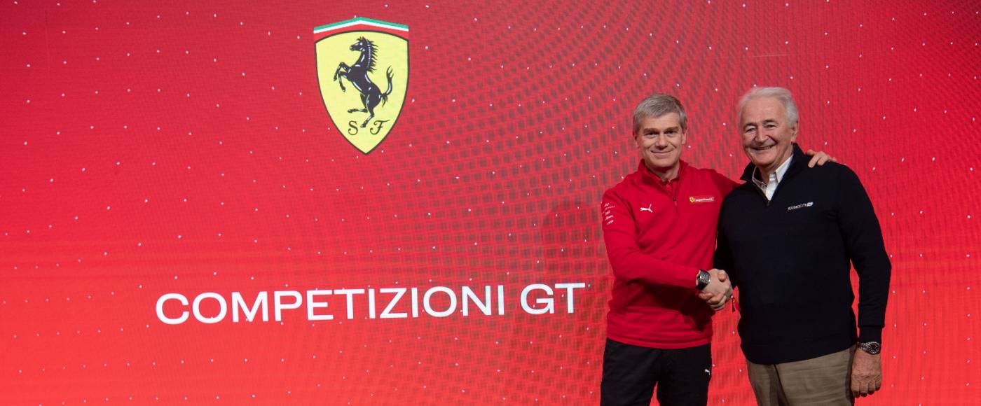 “A great honor to be chosen by Ferrari”
