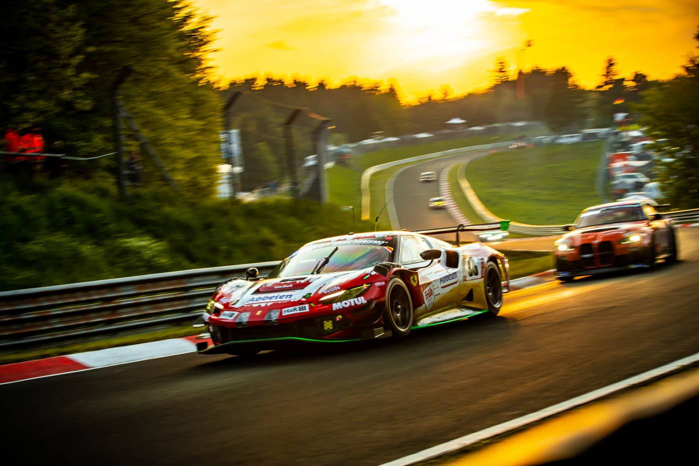 The Ferrari 296 GT3 triumphs at the 24 Hours of Nürburgring